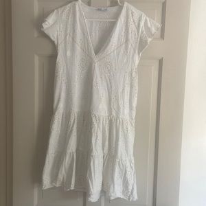 Zara White Dress Size M